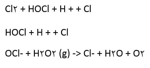 هیدروژن پراکسید CL2